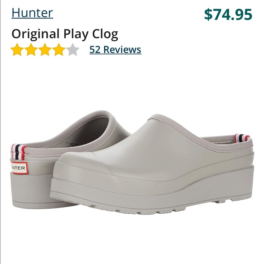 Hunter brand clog